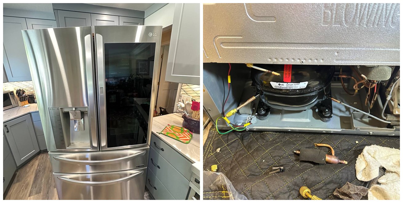 Comprehensive Repair for LG Refrigerator Cooling Blockage