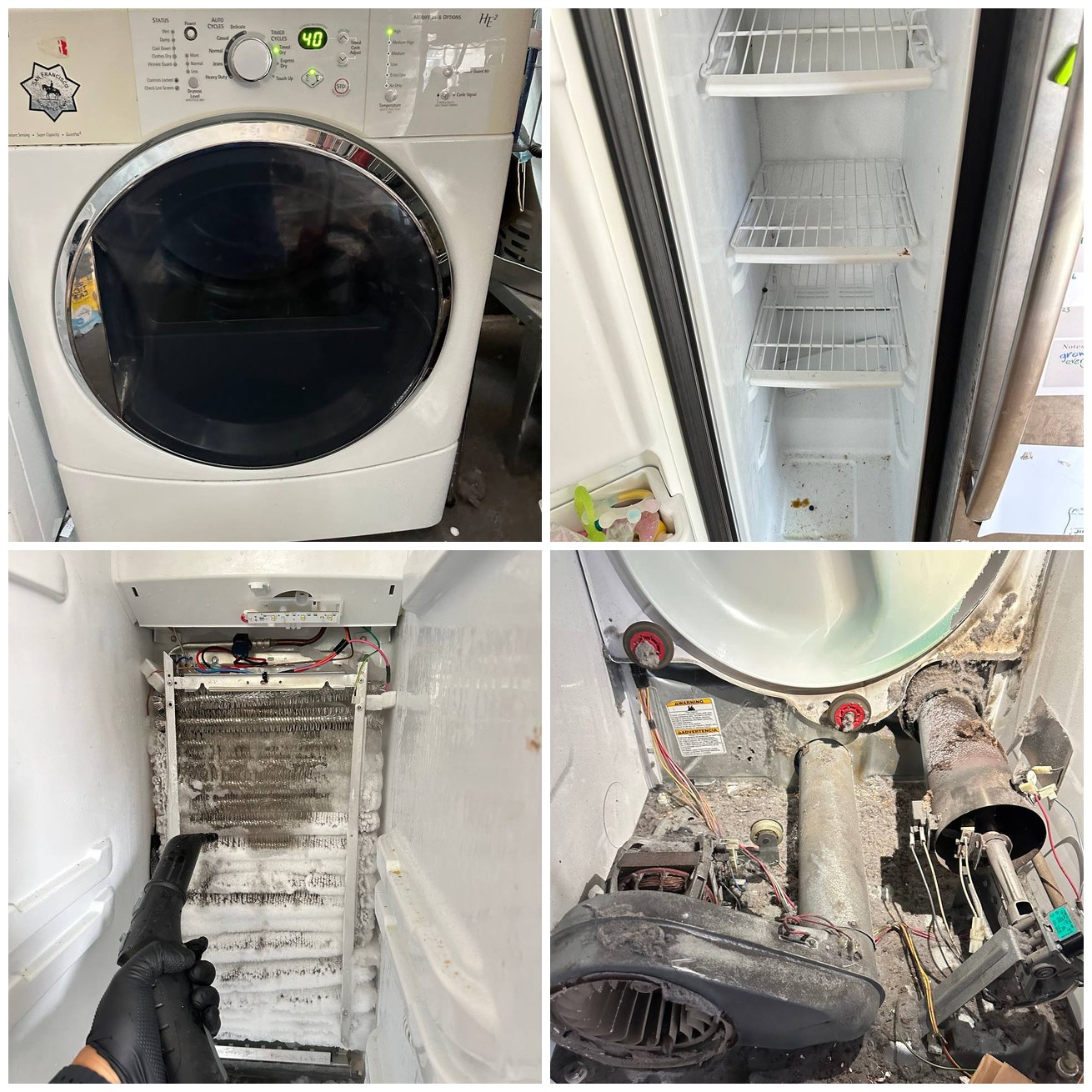 Pacifica Appliance Fix: Freezer and Dryer Problems Solved by Experienced Team