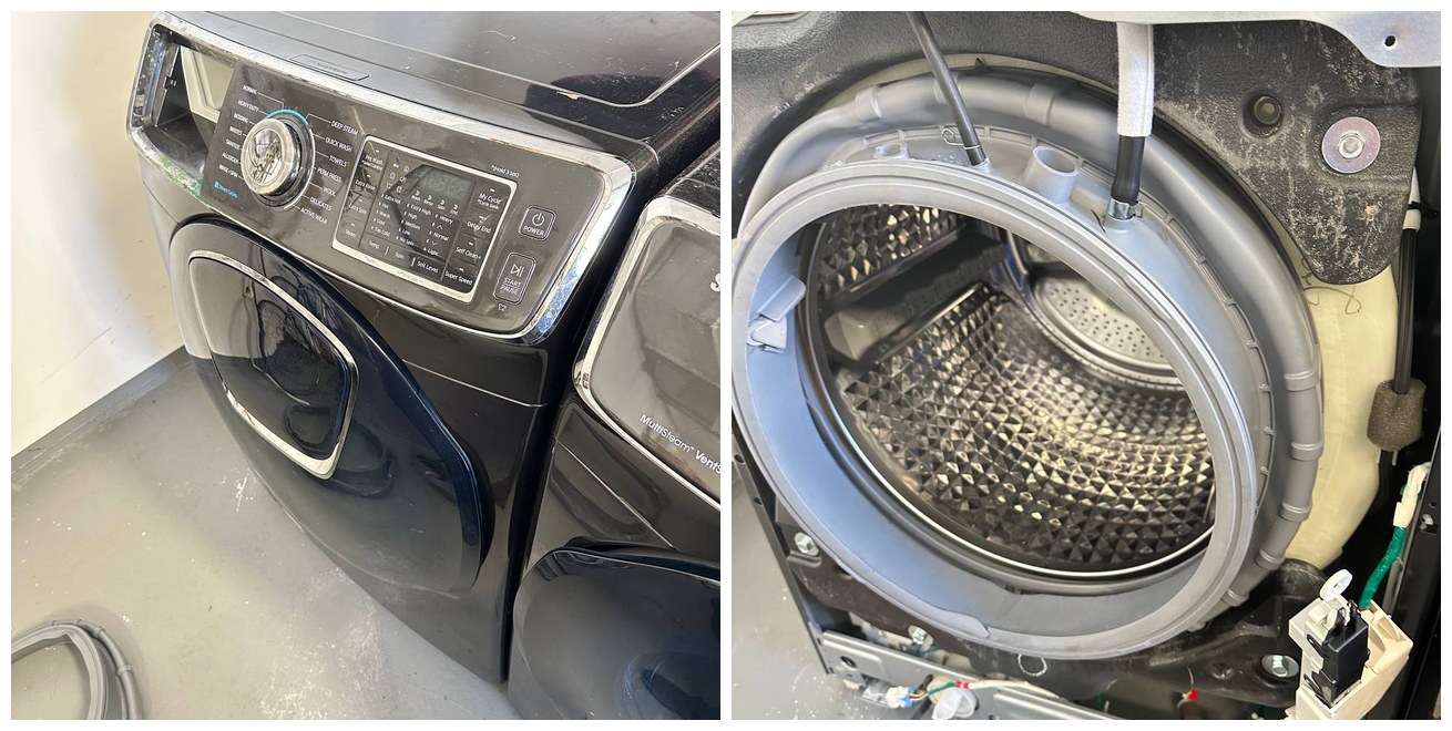 Samsung Washer Door Boot Replacement by Triton Home Services in San Francisco